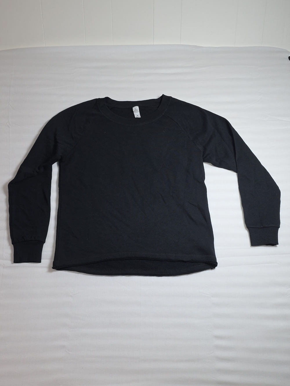 0679 Alternative Apparel Black Crewneck Pullover Sweater